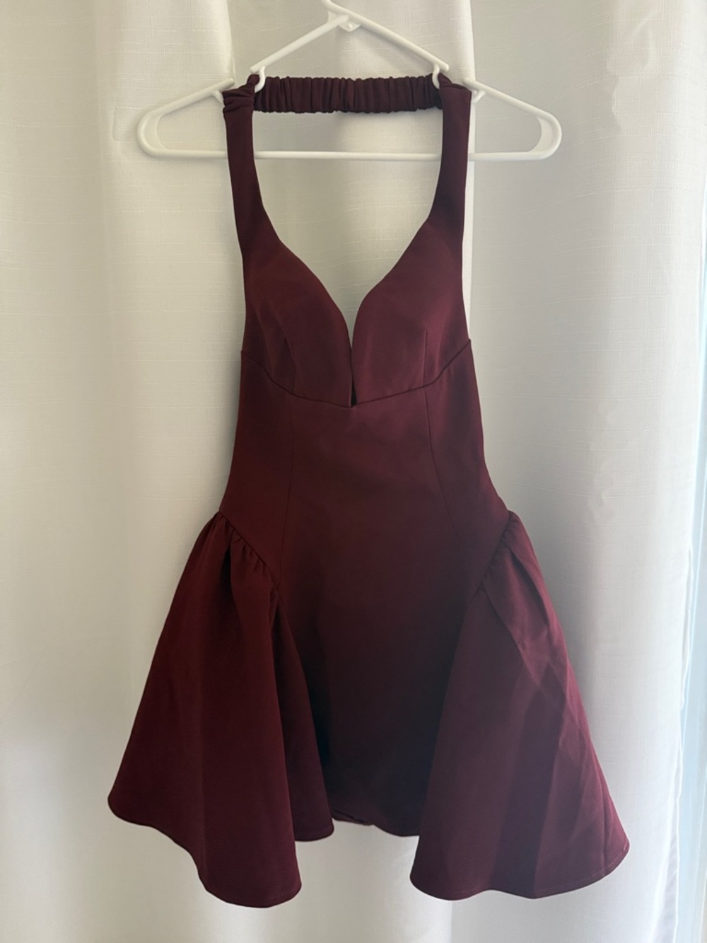 MARLA MINI DRESS - CHERRY LACQUER